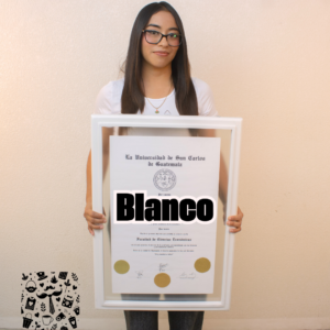 Marco de Madera Blanco